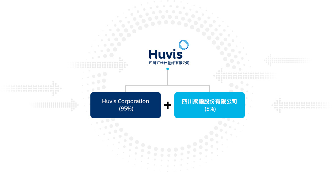 Huvis (95%) + 四川聚酯股份公司 (5%)